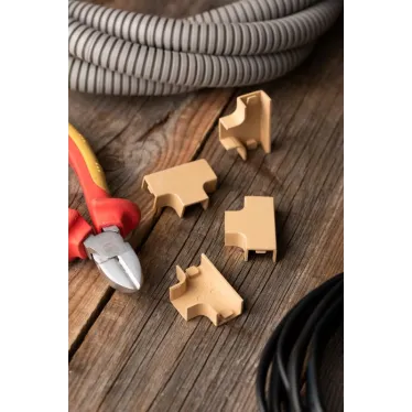 Угол T-образный (15х10) (4 шт) Plast PROxima под светлое дерево