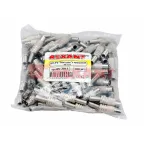 Разъем штекер TV никель c пружиной,