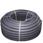 Труба гофрированная FRHF с зондом d63мм (15м.) черная Plast PROxima