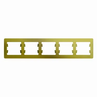 GLOSSA рамка 5-постовая горизонтальная фисташковый