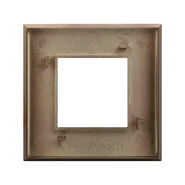 Avanti Рамка ARTLEBEDEV Золотистый жемчуг 2 модуля