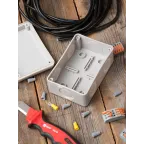 Коробка распаячная КМР-050-049 пылевлагозащищенная без мембранных вводов (120х80х50) PROxima