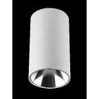 Светильник светодиодный ДПО GU10 без лампы круглый черный корпус золотой рефлектор