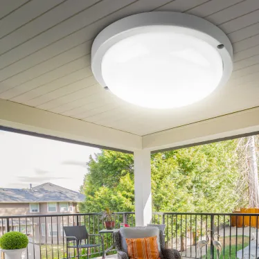 Светильник светодиодный пылевлагозащищенный для ЖКХ SPB-201-0-65К-008 IP65 8Вт 6500К КРУГ | Б0047616 | ЭРА