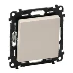 Valena LIFE Выключатель 10АХ 250В с лицевой панелью Безвинтовые зажимы Слоновая кость
