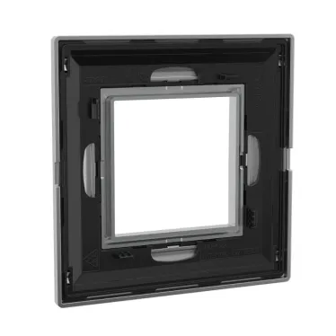 Рамка из металла, ''Avanti'', светло-серебристая, 2 модуля