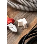 Угол внутренний (20х10) (4 шт) Plast PROxima белый