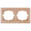 Рамка на 2 поста гор., СУ, Plano, сосна, 1-502-11