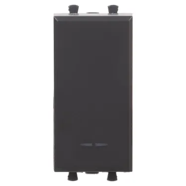 Avanti Переключатель модульный, , Черный матовый, 1 модуль