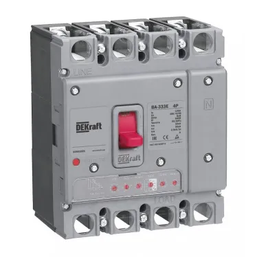 Силовой автоматический выключатель с электронным расцепителем 4P 160А 50кА ВА-333E