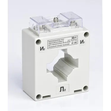 Трансформатор тока ТШП-0.66 0.5S 500/5 5ВА, диаметр 60мм