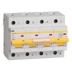 Выключатель автоматический ВА47-100 четырехполюсный 20А 10кА характеристика C