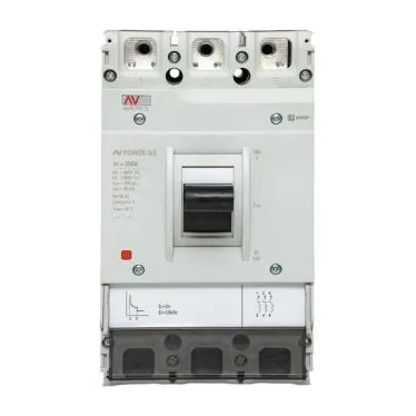 Выключатель автоматический AV POWER-3/3 250А 100kA TR AVERES