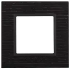 Рамка на 1 пост, дерево, Эра Elegance, чёрн.дерево+антр, 14-5301-05