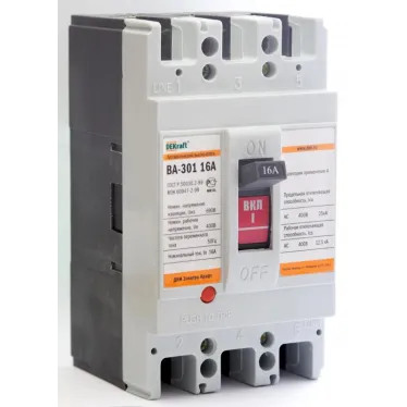 Выключатель автоматический трехполюсный ВА-301 32А 25кА