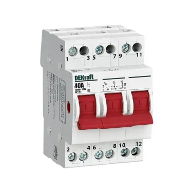 Выключатель-разъединитель трехпозиционный 3P 40A ВР-103