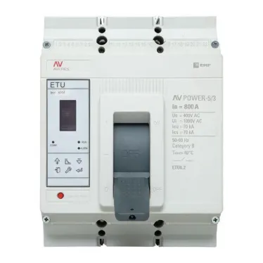 Выключатель автоматический AV POWER-5/3 800А 70kA ETU6.2 AVERES