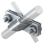 Соединитель стержня заземления и проволоки