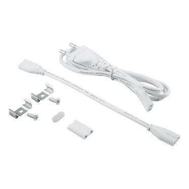 Светильник светодиодный ДПО-16w 4000К 1400Лм пластик Т5 IP20 с выключателем и сетевым шнуром