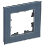 BRITE Рамка 1 пост РУ-1-2-Бр стекло маренго матовый IEK