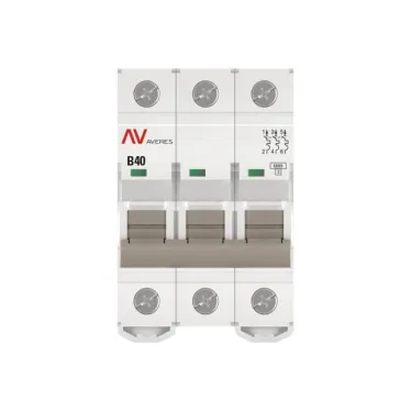 Выключатель автоматический AV-6 3P 40A (B) 6kA AVERES