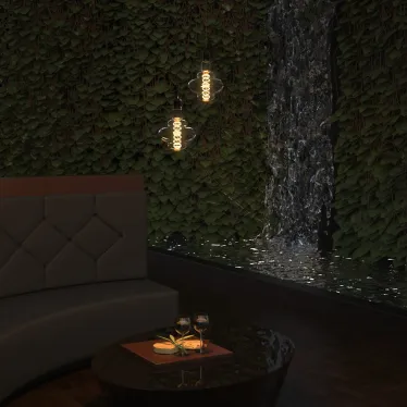 Лампа светодиодная Led Vintage Filament Flexible BD160 8W 330lm E27 160*210mm Gray 2400K 1/6 | 162802008 | Gauss