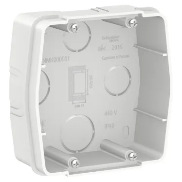 BLANCA скрытой установки коробка монтажная д/силовых розеток, зеленый