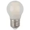 Лампа светодиодная филаментная F-LED P45-7W-840-E27 frost (филамент, шар мат., 7Вт, нейтр, E27 (10/100/3000)