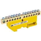 Шина PE земля на DIN-изоляторах ШНИ-8х12-14-Д-Ж