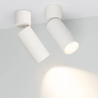 Светильник SP-POLO-SURFACE-FLAP-R65-8W Warm3000 (WH-WH, 40 deg) | 027534 | Arlight