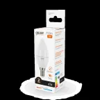 Лампа светодиодная LED 10 Вт 710 лм 3000К свеча теплый E14 AC 220В Elementary Gauss