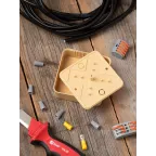 Коробка разветвительная KMP-030-030 (78х78х26) светлое дерево PROxima