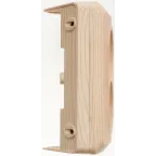 ЭТЮД Розетка угловая двойная открытой установки без заземления без шт. 16А 250B,сосна