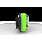 Фонарь светодиодный налобный 3 Вт 150 лм Черный IP33 на батарейках 3xААА GFL Gauss