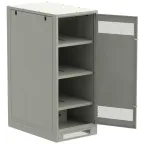 Шкаф LINEA B (пустой) 1450х600х950мм металлическая дверь серый