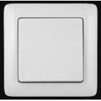 ХИТ Выключатель одноклавишный скрытый 250В 6А белый