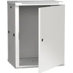 Шкаф настенный 19' LINEA W 12U 600x450мм металлическая дверь RAL7035
