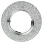 Светильник декор стекло круглое MR16,12V/220V, 50W, хром/серебряный блеск DK7 CH/SHSL