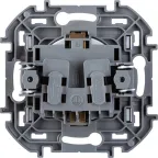 Розетка 2К+З IP 44 с откидной крышкой и шторками немецкий стандарт 16 А 250 В~ INSPIRIA антрацит
