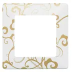 Valena LIFE Рамка 1 пост Ампир белый универсальная