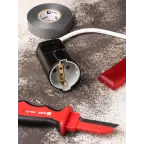 Штепсельное гнездо с/з черное 16А 250 В Proxima