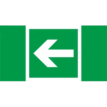 Пиктограмма (Наклейка) ПЭУ 003 Указательная стрелка (260х130)РС-M /комплект, 2шт./ MIZAR STANDARD | 2502002840 | Световые Технологии