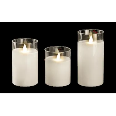 Свечи CL7-SET3-wh (компл. 3-х свечей, белый)