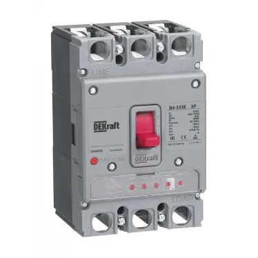 Силовой автоматический выключатель с электронным расцепителем 3P 63А 50кА ВА-333E