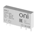 Реле ультратонкое 1 перекидной контакт 60В DC
