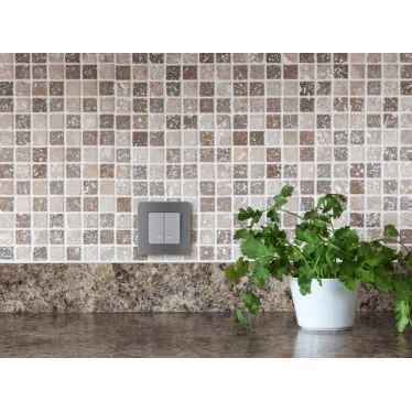 Рамка 1 пост INSPIRIA дымчатая