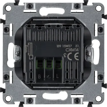 Valena ALLURE Светорегулятор кнопочный универсальный 400Вт без нейтрали С лицевой панелью Белый