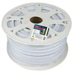 ULS-N21-2835-120LED/m-8mm-IP67-220V-8W/m-50M-YELLOW Светодиодная гибкая герметичная лента. NEON. Бобина 50 м. Желтый свет. TM