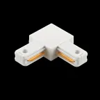 Коннектор белый (пластик) L- обр. PTR P CL-WH