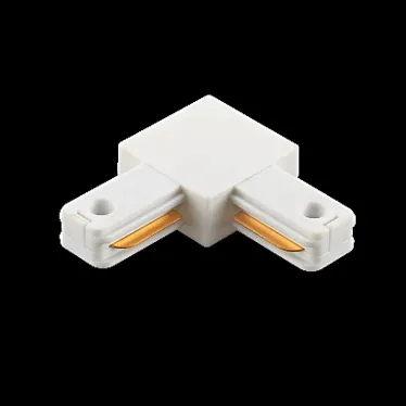Коннектор белый (пластик) L- обр. PTR P CL-WH